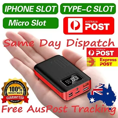 $26.50 • Buy Portable 900000mAh Mini Power Bank Battery USB Charger External Fast Charging