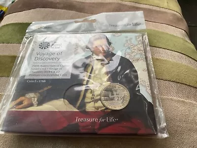 Coin Brilliant Uncirculated 2018 250th Anniversary Captain James Cook BU £2 Pack • £10.99