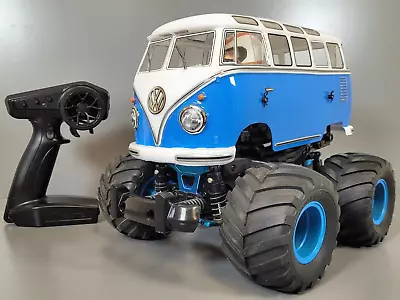 Tamiya R/C 1/12 Volkswagen VW Bus Type 2 (T1) Wheelie 2.4GHz W/Aluminum Upgrade • $545