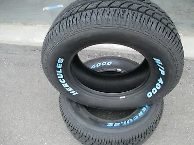 2 New 235/60R15 Inch Hercules H/P 4000 White Letter Tires 2356015 60 15 R15 60R  • $331