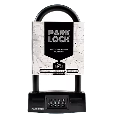 Park Lock Richmond Bike U Lock (Resettable 4 Digit Combo) —AUS STOCK— D Shackle • $37.99