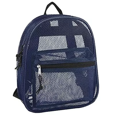 Heavy Duty Semi-Transparent Mesh Backpack See Through College Student Backpack • $16.56