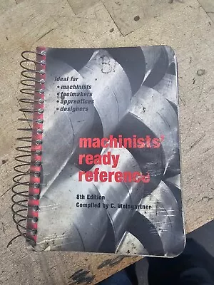 1994 Machinists'  Ready Reference Handbook  Spiral Bound • $1