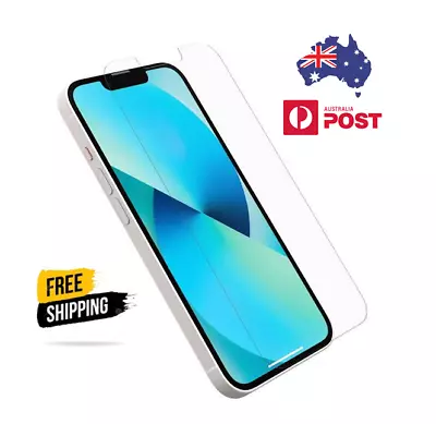 Tempered Glass Screen Protector For IPhone 11 12 13 14 15 Pro Max Series AU • $4.20