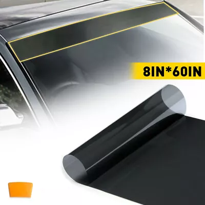 Sun Visor Strip Windshield Banner Vinyl Long Lasting Premium Blank Decal Gloss • $9.99