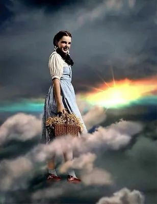 Wizard Of Oz Judy Garland Dorothy Over The Rainbow 8x10 Glossy Photo • $8.99