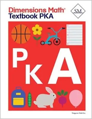 Singapore Math - Dimensions Math Textbook PreK-A • $15