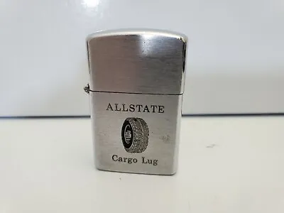 VINTAGE WORKING  ALSTATE TIRE CARGO LUG   Advertising Silver Lighter 3826/30 • $27