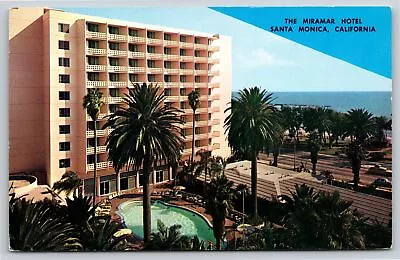 Air View Miramar Hotel & Pool Santa Monica California~Vintage Postcard • $3.70