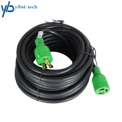 30A 10~100FT RV Power Cord Extension Cord NEMA  L5-30P / NEMA  L5-30R Twist Lock • $67.99