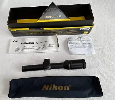 $325 • Buy Nikon 1x4 MATTE R4 Monarch 3 Rifle Scope USED