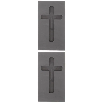 £13.88 • Buy 2x Casting Ingot Mold Graphite Ingot Ingot Mould Mold Metal Casting Bar