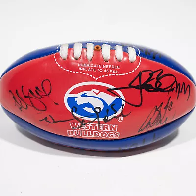 Sherrin Western Bulldogs AFL Signed Football - Sold As Is - Not Authenticated • $2.75