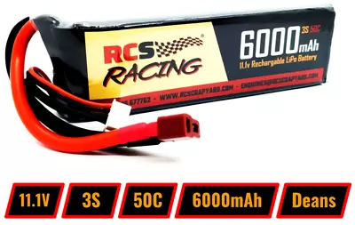 £39.99 • Buy 11.1V 3S Lipo Battery 6000mAh 50C Rechargeable Lipo For RC Cars, Trucks Buggies
