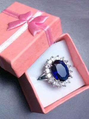 Kate Middleton's Blue Sapphire Engagement Ring Princess Kate Engagement Ring Nw • £117.73