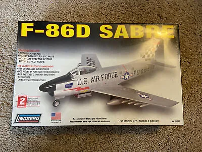 Lindberg F-86D Sabre. 1/48. #70503. • $21