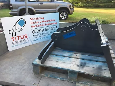 £725 • Buy NEW Titus Excavator Digger Pallet Fork 6-14ton 2000kg Class 2 16 