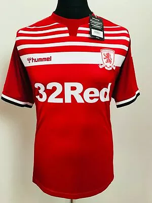  Medium (38  Chest() Middlesbrough FC Football Shirt  2019/20 Home Jersey   • £25