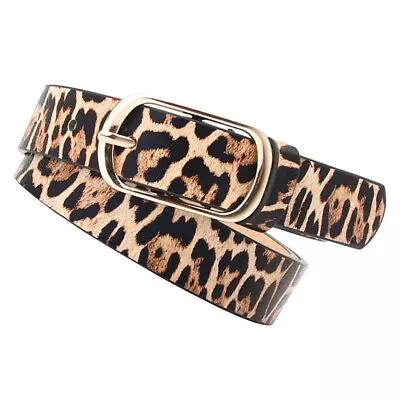 Woman Leopard Waist Belt Fashionable All-Match Belt For Women Lady Female • £7.20