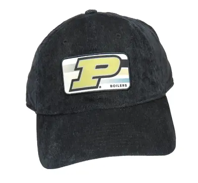 Purdue Boilers The Game Cap Strap Back Corduroy Patch Logo Hat • $12.95