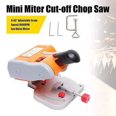 Mini Bench Saw Set Wood Brass Cut-off Machine Metal Cutting Tool Highly Precise • $39.90