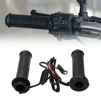 Universal 12V Quick Heated Grips Handlebar ATV Warm Hand Grips For Motorcycle • $20.69