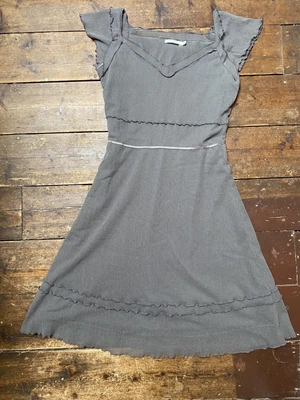 £7 • Buy Sandwich Grey Smart Dress Size Small 6-8 Wedding Occasion Office Work 