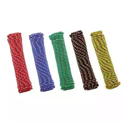 3/8''x 100FT Assorted Colors Diamond Braid Polypropylene Rope Durable 1color NEW • $7.50