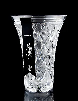 Waterford Lace Designers Studio Collection Vase 10  Elegant Crystal Ireland • $325