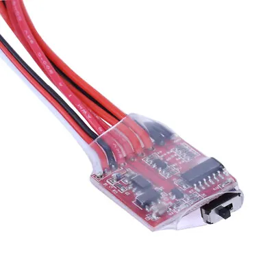 RC ESC 20A Brushed Speed Controller W/ Brake For 1:16 1:18 1/24 Car Boat Tank • $9.23