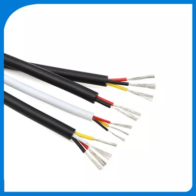 30AWG-16AWG Stranded Cable Wire PVC Flexible 2-10 Cores Conductors Signal Wires • $100.35