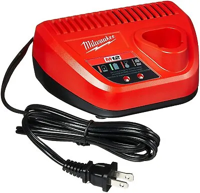  Milwaukee M12 12 Volt Charger Red Lithium-Ion 48-59-2401 • $12