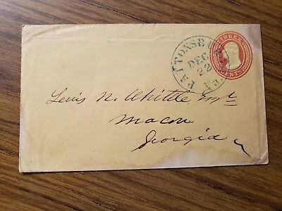 1850's PATTONSBURG VIRGINIA Postal History Cover To MACON GEORGIA • $9.99