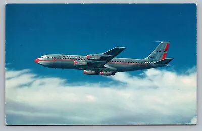 American Airlines 707 Jet Flagship Airplane In Flight Aircraft Vtg Postcard P7 • $5.99