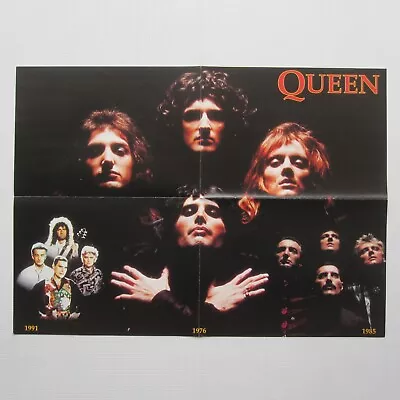 Queen - Double Sided Fold-Out Magazine Poster • £9.95