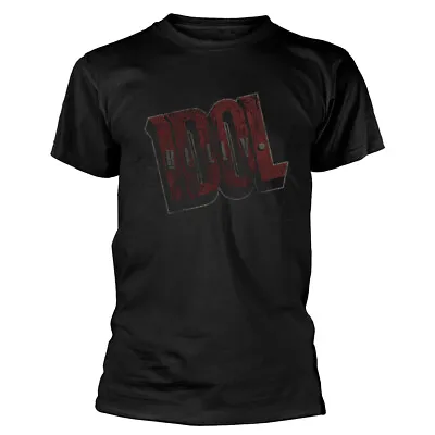 Billy Idol Vintage Logo Black T-Shirt NEW OFFICIAL • $22.89