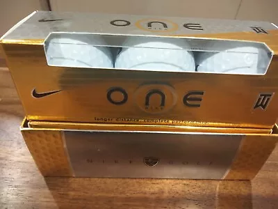 Nike One . The Gold Nike One Golf Balls. Tiger Woods. Rare Collectible. Full Set • $250