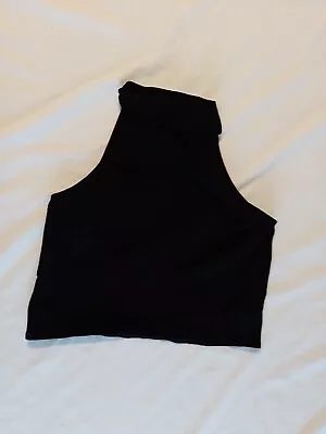 Ladies Top Miss Selfridge Size 14 Sleeveless Black 25404 • $11.22