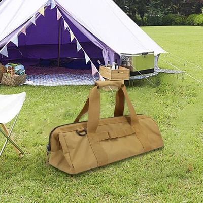 $35.55 • Buy Tent Pole Bag Heavy Duty Case Holder Pouch Handbag Carrier Tent Stakes Storage