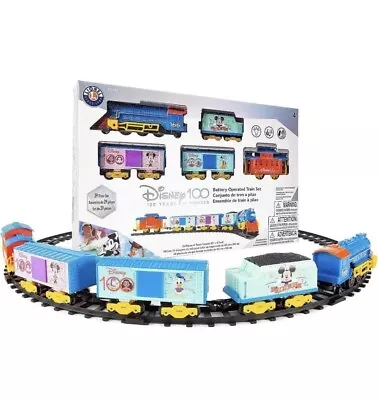 💜 Lionel Disney 100 Battery Operated Train Set 712093 Years Of Wonder 29 Pieces • $40