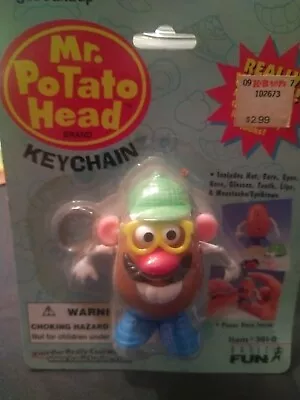 Rare Vintage Mr. Potato Head Key Chain NEW Sealed 1999 Basic Fun • $10