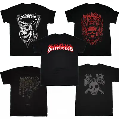 $26.99 • Buy Hatebreed Sinner, Crown, Give Wings To My Triumph, Skull Logo, Logo Band T-shirt