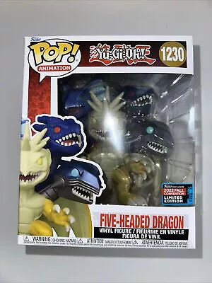 FUNKO POP NYCC 2022 YUGIOH 5 HEADED DRAGON Fall Convention  #1230 Brand New • $35