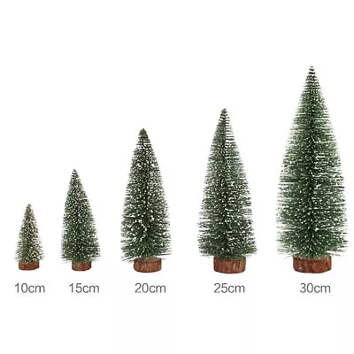 Artificial Tabletop Christmas Pine Tree White Mini White Party Small Decor • $9.99