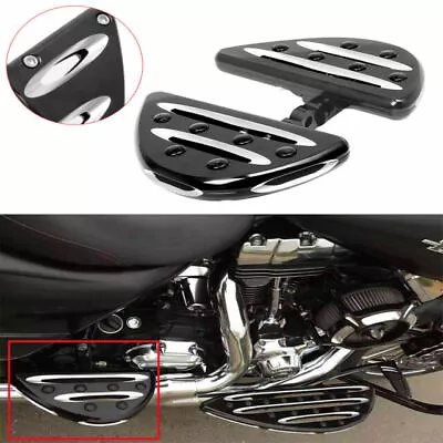 Driver Passenger Floorboards Floor Boards Foot Pegs For Harley Electra Glide FL • $49.77