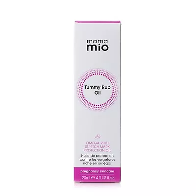 Mama Mio Tummy Rub Oil 4.05 Oz 120 Ml. Omega-Rich Stretch Mark Protection Oil. • $18.99