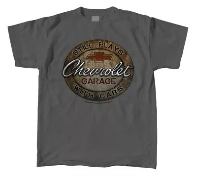 Chevrolet Garage T Shirt Still Plays With Cars Tee American Muscle Cars • $9.99