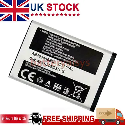 Battery for Samsung C3590 GT-C3300|E1050|E1070|SGH-E210|E250|E251|E380 AB463446B • £11.66