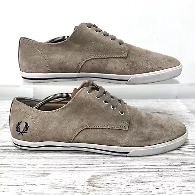 Fred Perry Suede Pumps Trainers Shoes UK Size 11 Good Condition • £29.99