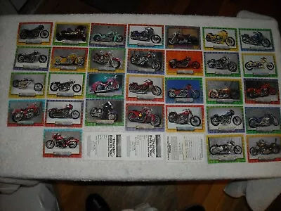 Vintage Thunder Motorcycle Cards Collector Cards - Lot Of 31 - Good Condition • $14.95